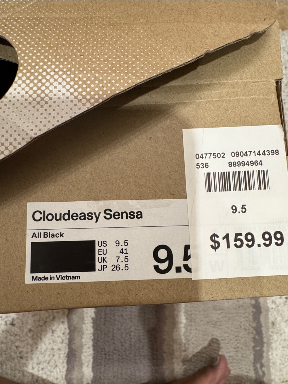 On Cloud Limited Edition Women's Black Athletic Sneakers - Picture 6 of 6